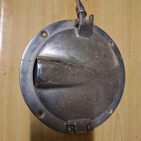 Oblo in ottone cromato con passaggio