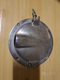 Oblo in ottone cromato con passaggio