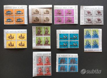 Francobolli San Marino Storia della Navigazione