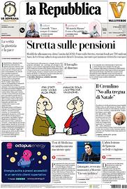 La Repubblica del 17 dicembre 2025