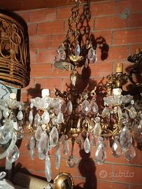 lampadario a goccia stile barocco