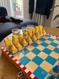 scacchi in legno bimbi