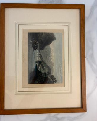 Quadro della metá dell’800 lago di Como