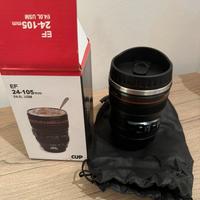 Tazza termica obiettivo canon nuova