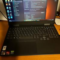 PC da gaming portatile Lenovo Ryzen7 6800