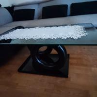 Tavolino da soggiorno in vetro