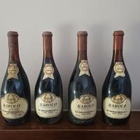 Bottiglie di vino Barolo da collezione, del 1979.
