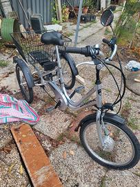 Bici 3 ruote elettrica