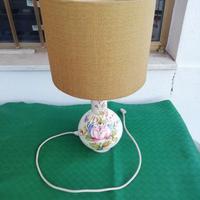 Lampada Abat jour in ceramica anni 80