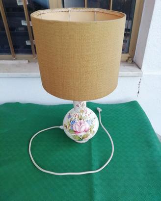 Lampada Abat jour in ceramica anni 80