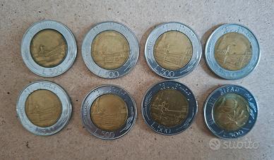 LOTTO 12 MONETE BIMET. L.500-1000-500(S.MARINO)