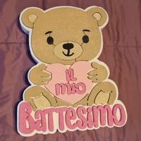 decorazione in polistirolo il mio battesimo