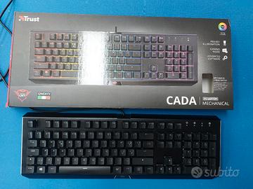 Tastiera da Gaming Trust GXT 890 Tappetino GXT 758