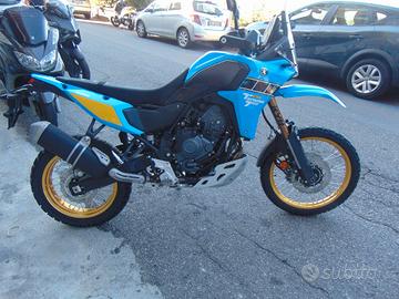 Yamaha Ténéré 700 rally blu nuova cv 74 peso kg 21