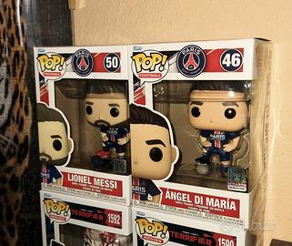 Funko pop angel di maria e lionel messi