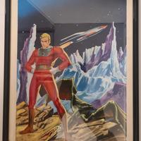 Copertine originali  Flash Gordon  tempera M Caria