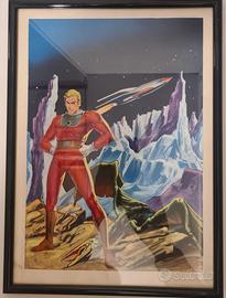 Copertine originali  Flash Gordon  tempera M Caria