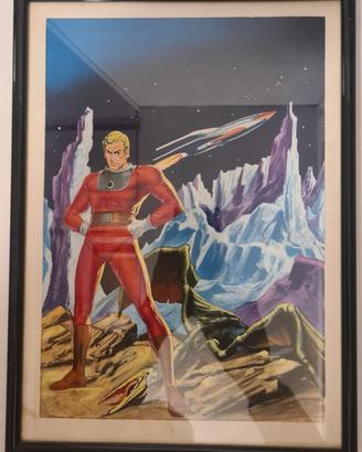 Copertine originali  Flash Gordon  tempera M Caria
