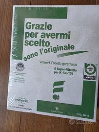 Sacchetti Folletto Super-Filtrello per K 130/131