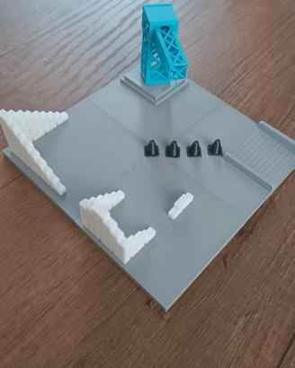 Diorama Cantiere Modulare in Stampa 3D - Scenario