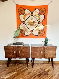 Comodini Modernariato anni 50 restaurati