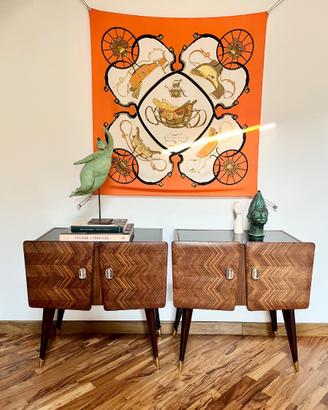 Comodini Modernariato anni 50 restaurati