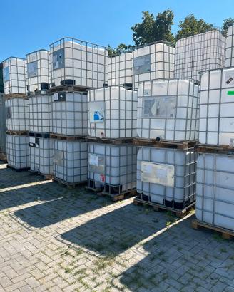 Cisterna acqua IBC 1000 litri per giardino