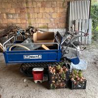 Motocarriola cingolata e cella frigorifera