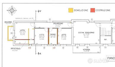 Quadrilocale con garage