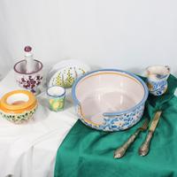 Set di 6 Articoli da Tavola in Ceramica Siciliana