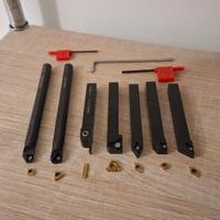 Set 7 Utensili per Tornio Gambo 12mm