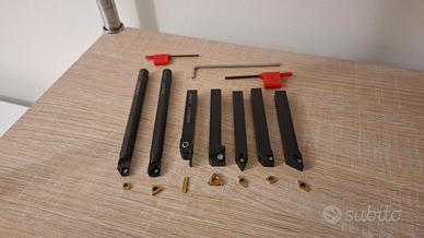 Set 7 Utensili per Tornio Gambo 12mm