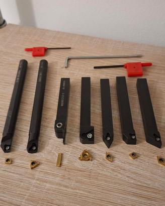 Set 7 Utensili per Tornio Gambo 12mm