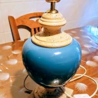 Lampada turchese vintage