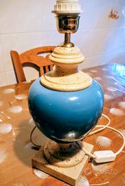 Lampada turchese vintage