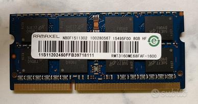 RAM da 8GB DDR3L