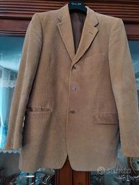 Giacca vintage senape 50 OVS tessuto Duca Visconti