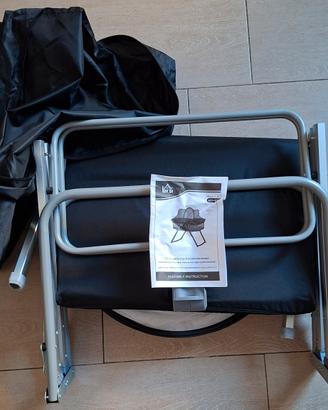Culla Homcom 2 in 1 con zanzariera 