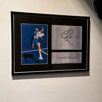 Jannik Sinner (Tennis) Cornice Poster Autografo