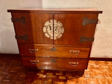 Mobile cabinet giapponese anni '50 (Tansu style)