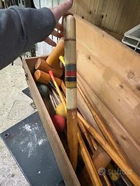 Set da gioco di croquet vintage