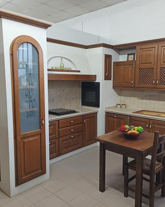 cucina in muratura rovere