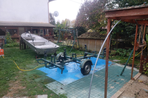 Barca alluminio Ally3.70 + carrello Corva