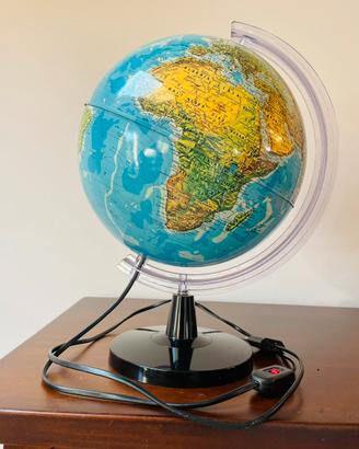 Mappamondo da tavolo con luce interna