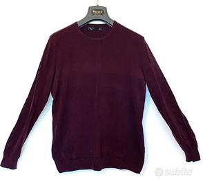 Maglione uomo Massimo Dutti bordeaux L