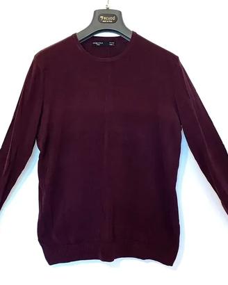 Maglione uomo Massimo Dutti bordeaux L