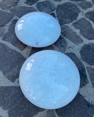 Plafoniere in vetro - 2 pezzi - Murano