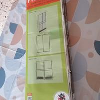 Zanzariera doppia anta per porta 