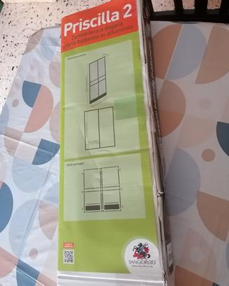 Zanzariera doppia anta per porta 