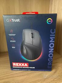 Mouse verticale gaming Trust REXXA RGB nuovo